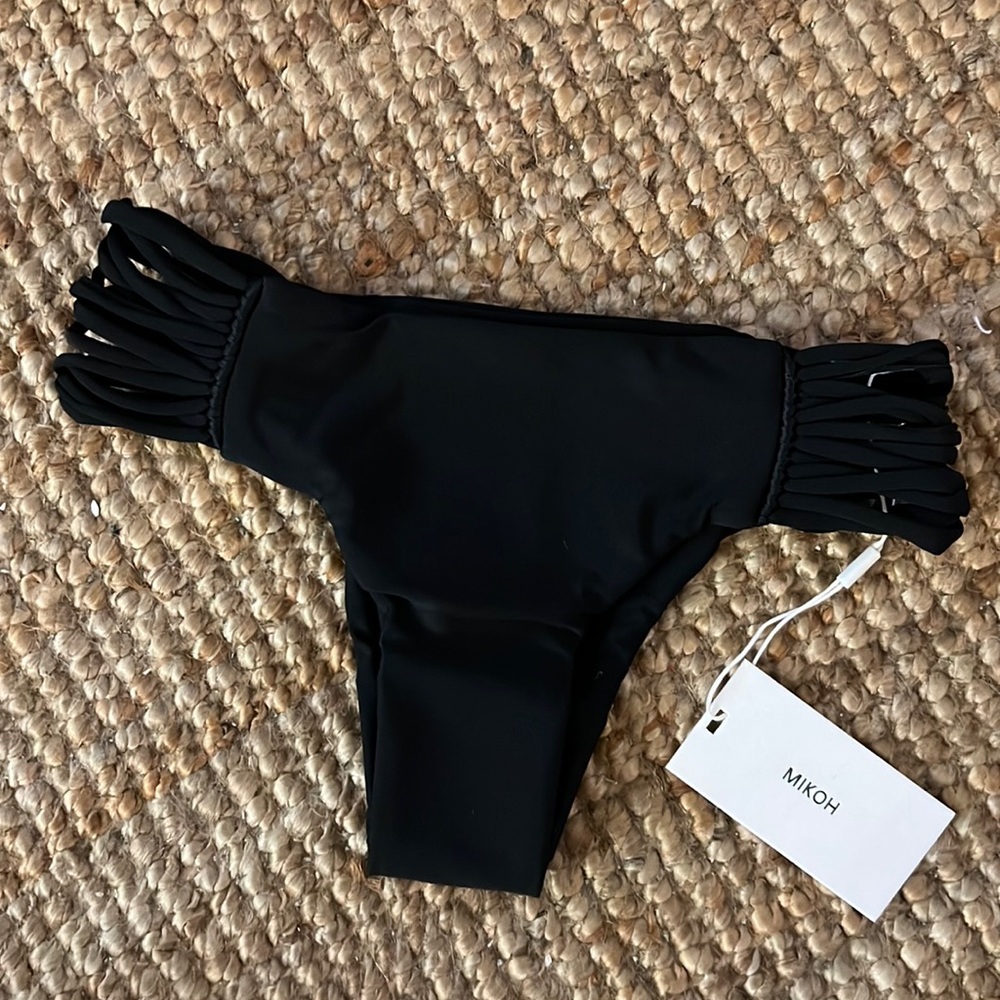MIKOH Perth Crotched Side Bottom in Night NWT size M